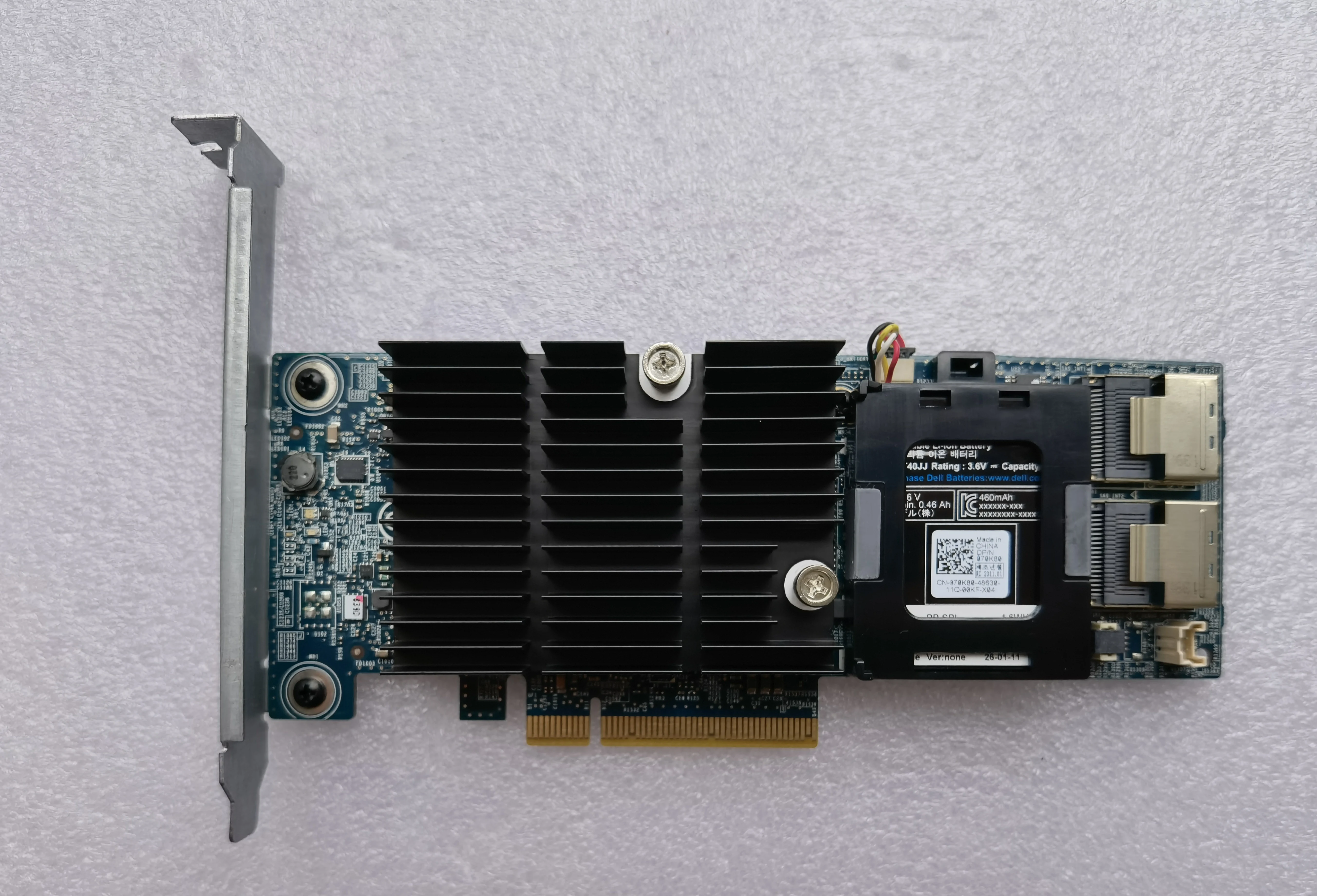 

PERC H710 PCIe 512MB NHD8V RAID Controller w/ Battery Card