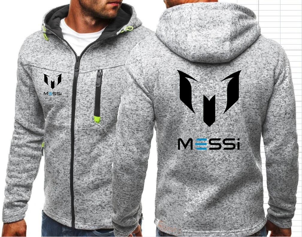 Мужская Флисовая Толстовка с капюшоном на молнии