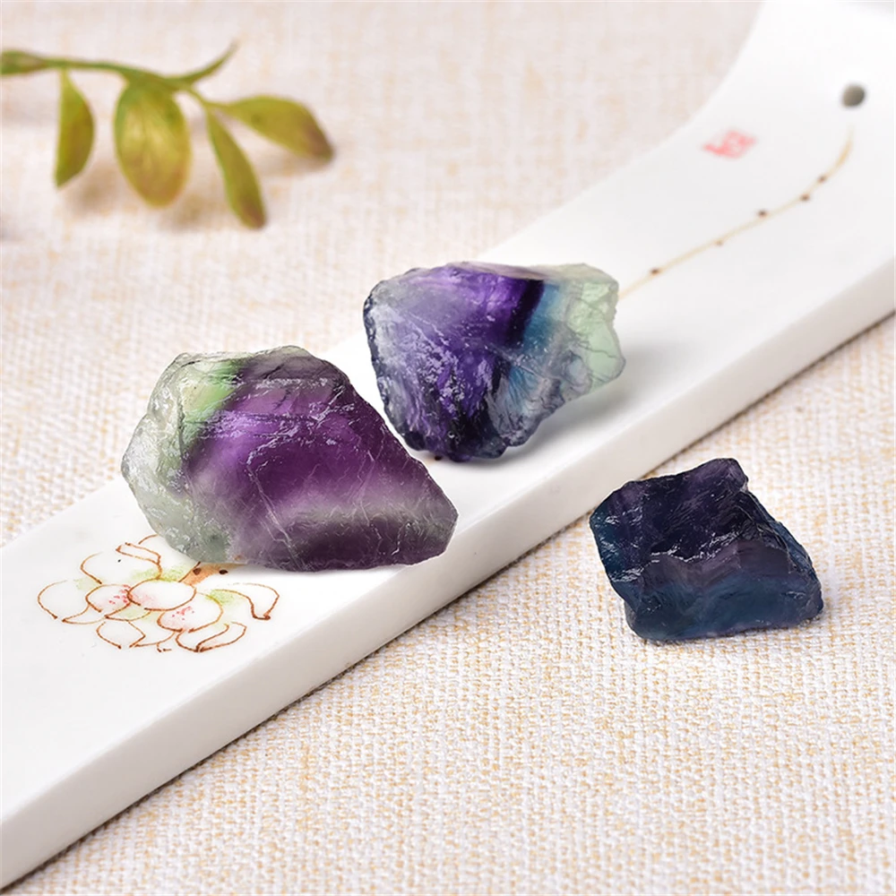 

Natural Raw Crystal Colorful Fluorite Rough Healing Room Decor