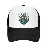 son of the sea trucker hats for women men adjustable nautical sailor anchor baseball cap performance snapback caps