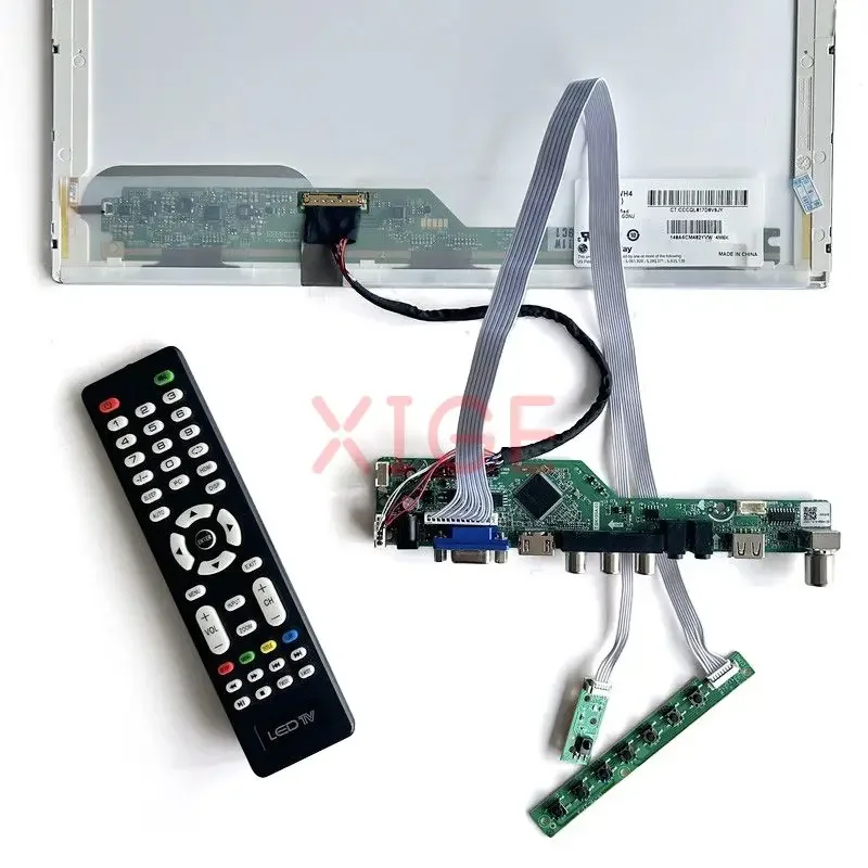 DIY комплект контроллера платы драйвера для CLAA156WA11A CLAA156WA15A LVDS 40 Pin USB + AV VGA HDMI 15 6