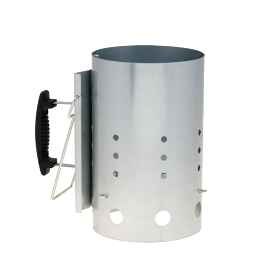 

BBQ Charcoal Starter Party Metal Heat Resistant Burning Thickened Grill Lighter Home Rapid Fire Portable Chimney Picnic Outdoor