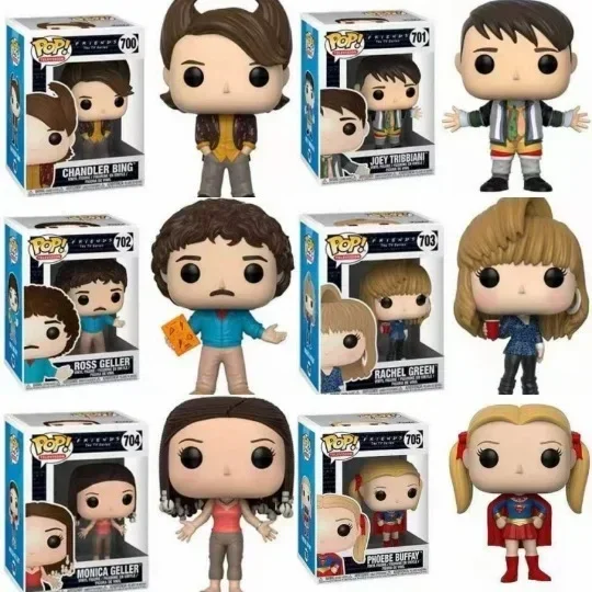 Funko FRIENDS TV CHANDLER BING JOEY TRIBBIANI RACHEL GREEN PHOEBE BUFFAY MONICA ROSS GELLER Фигурки Модель игрушки