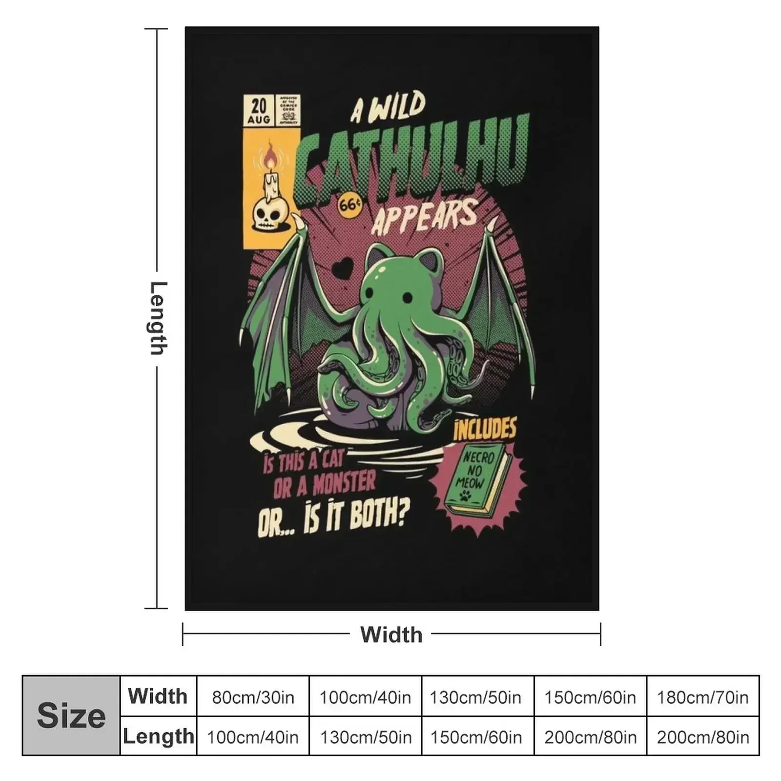 Пушистое одеяло Cathulhu