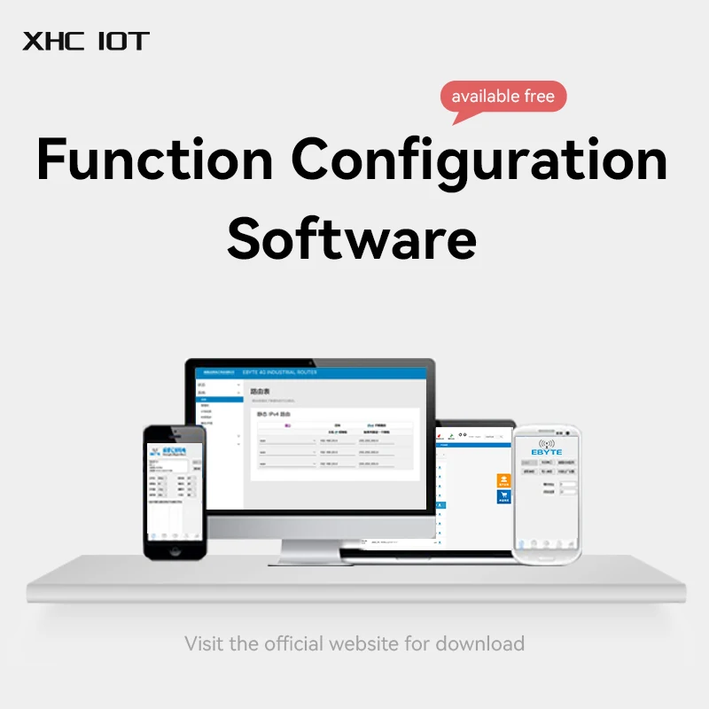 SX1278 LoRa Modem 30dbm 433MHz with Ethernet Port Long Range Supporting TCP/IP XHCIOT E90-DTU(433L30E)-V8