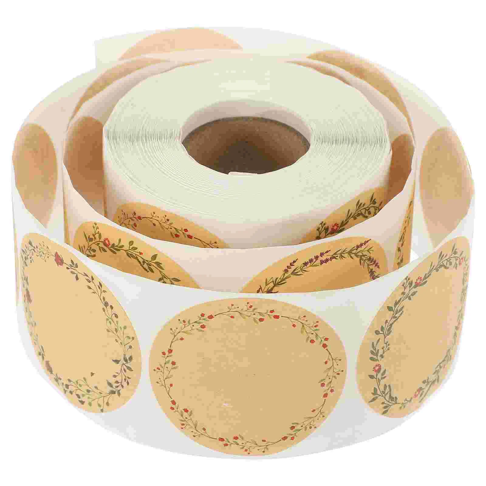 

1 рулон декоративных уплотнительных наклеек, упаковка в подарочную коробку, рулон этикеток, Подарочная наклейка