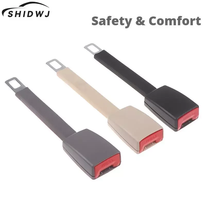 

1PC 11Inch Durable Rigid Stem Seat Belt Extenders For Cars Safety Belt Clip Extension for Children's Car Seats 3 Solid Color
