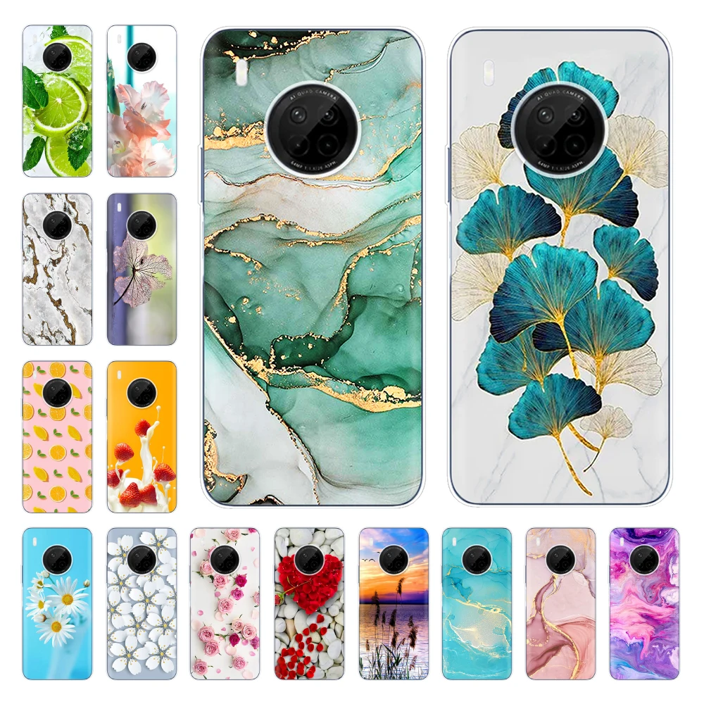 

For Huawei Y9A Case Soft Back Cover For Huawei Y9a 2020 FRL-22 FRL-23 Phone Coque TPU Silicone Bumper For Huawei Y 9A Funda Capa