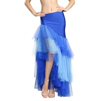 women performance belly dance costume waves fishtail skirt dress bollywood
