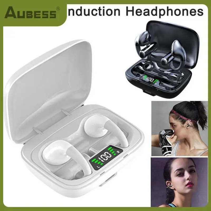 

Waterproof In Ear Wearing Earphones Innovative Clip-on Ear Headphones Quality Sound Effect New Clip On Earphones V5.3 Earphones