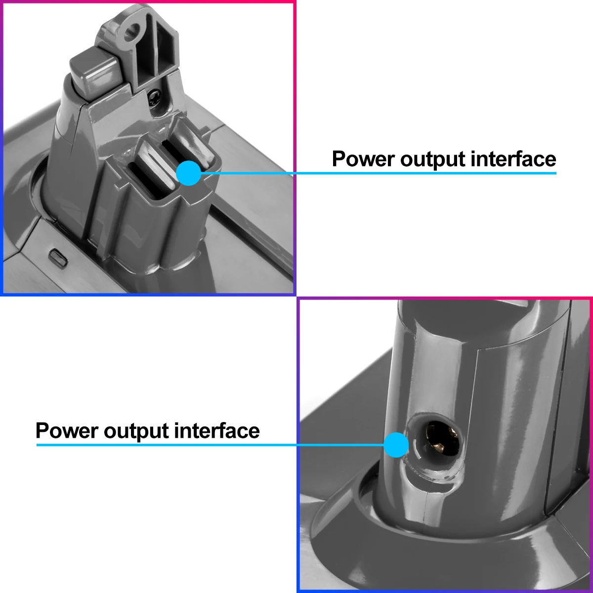 Фото Сменный литий-ионный аккумулятор для Dyson V6, 21,6 в, 4500 мАч, батарея для DC58, DC59, DC61, DC62, SV09, SV07, SV03, SV04, SV06, 3,0 мАч и 4,0 мАч №4