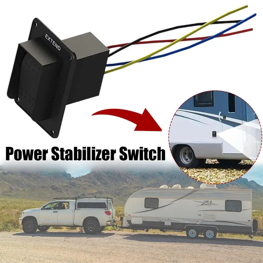 

Электрический домкрат RV 387874 RV, переключатель для кемпера, Сменный переключатель, провода питания, переключатели для кемпера, стабилизатор, водонепроницаемый с F7J8