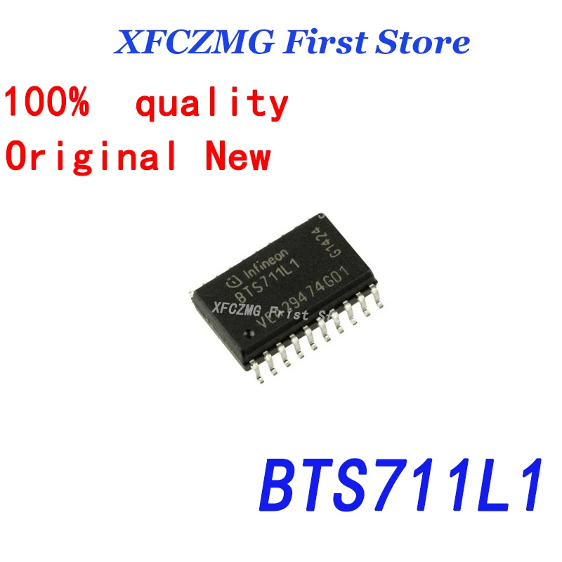 XFCZMG 100% original quality 10PCS/LOT BTS711L1 BTS711 Power Switch ICs - Power Distribution SMART 4-CH HI-SIDE PWR SWITCH
