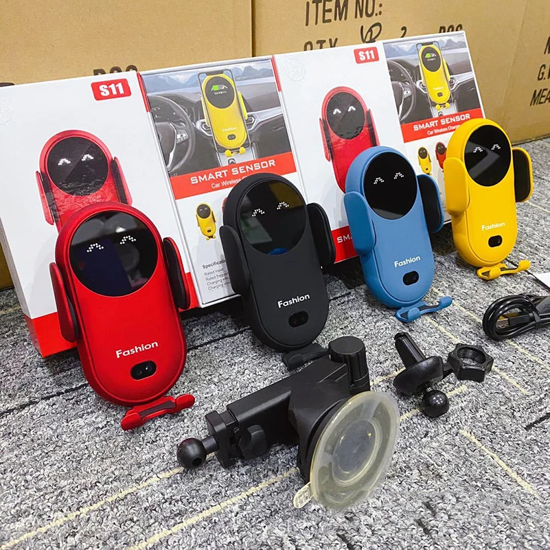 Беспроводное зарядное устройство автомобильный держатель для телефона