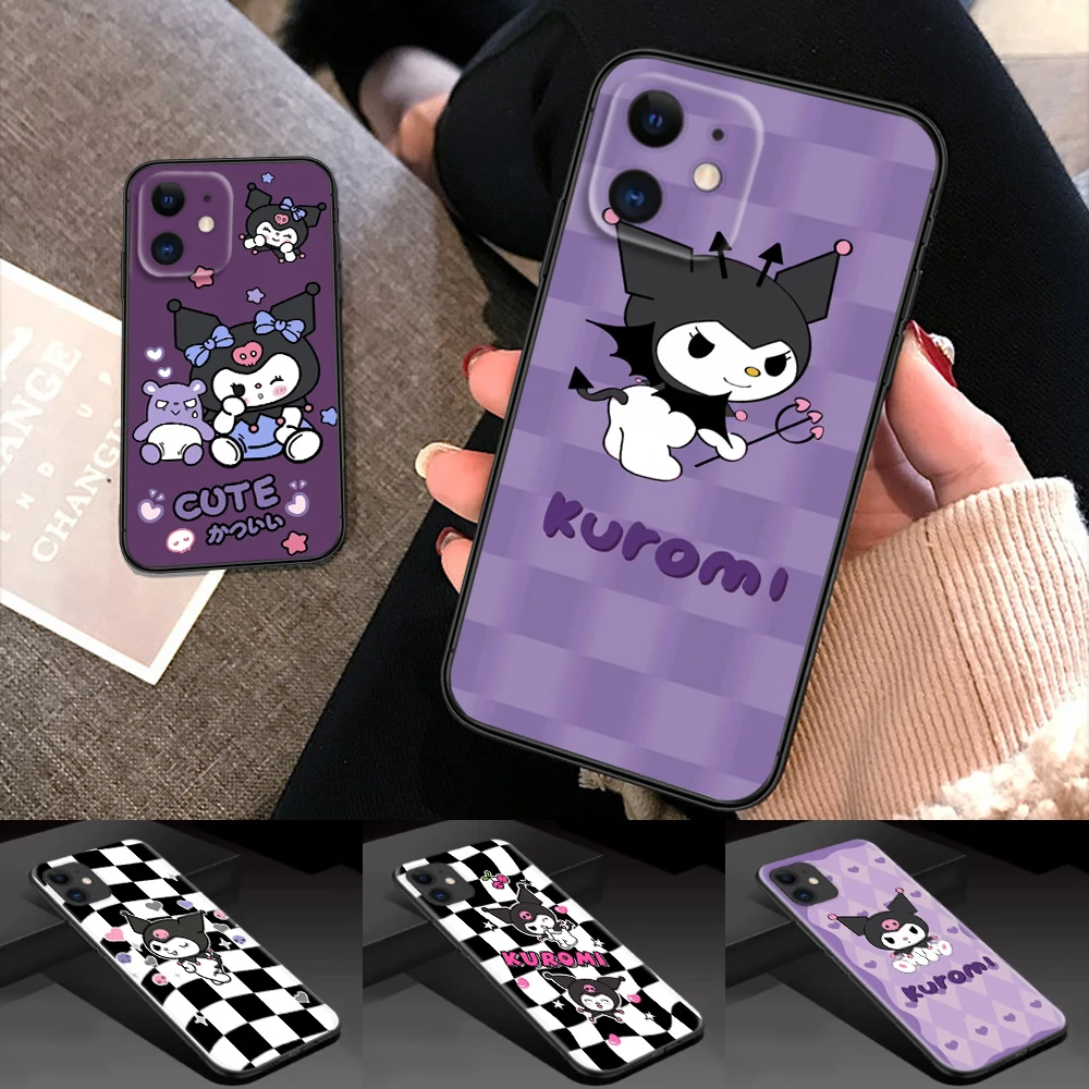 LP68 Kuromi милый мультяшный мягкий чехол для Redmi Note 11 11S 10 10T Pro Max 10S 9T 9 9S 8 8T 7 Xiaomi Mi 11I 12 12X