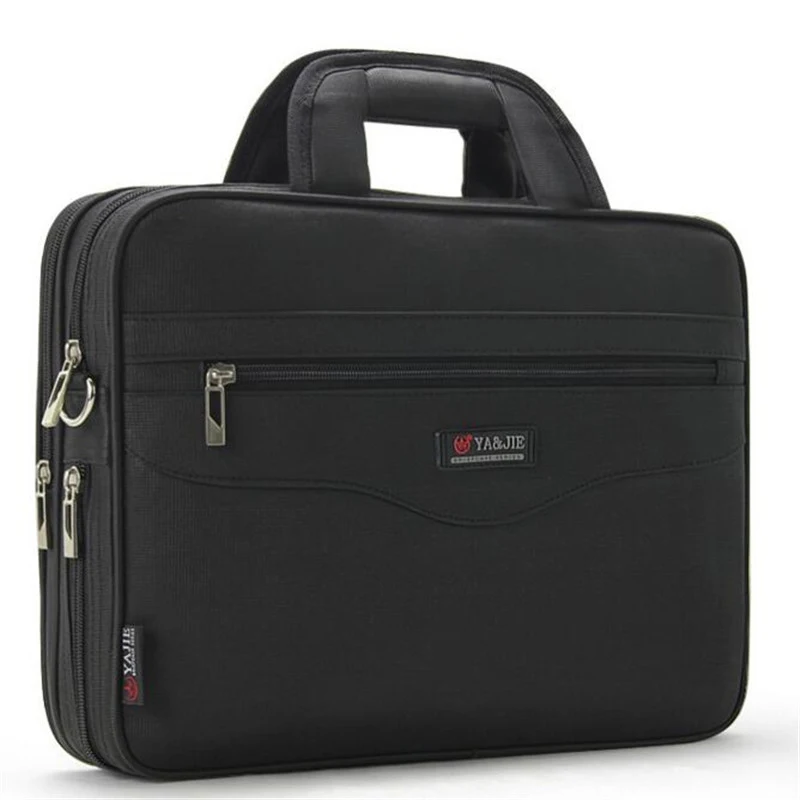 Business Men's Briefcase Large Capacity For Men's Handbags Totes 14.1 Inch Laptop Bags Black Official site Travel Crossbody Bag