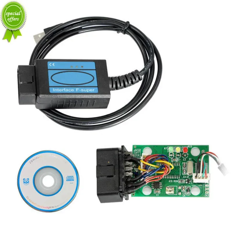 Профессиональный сканер ForFiat F-Super Интерфейс USB-сканирующий инструмент для F-iat/Alf