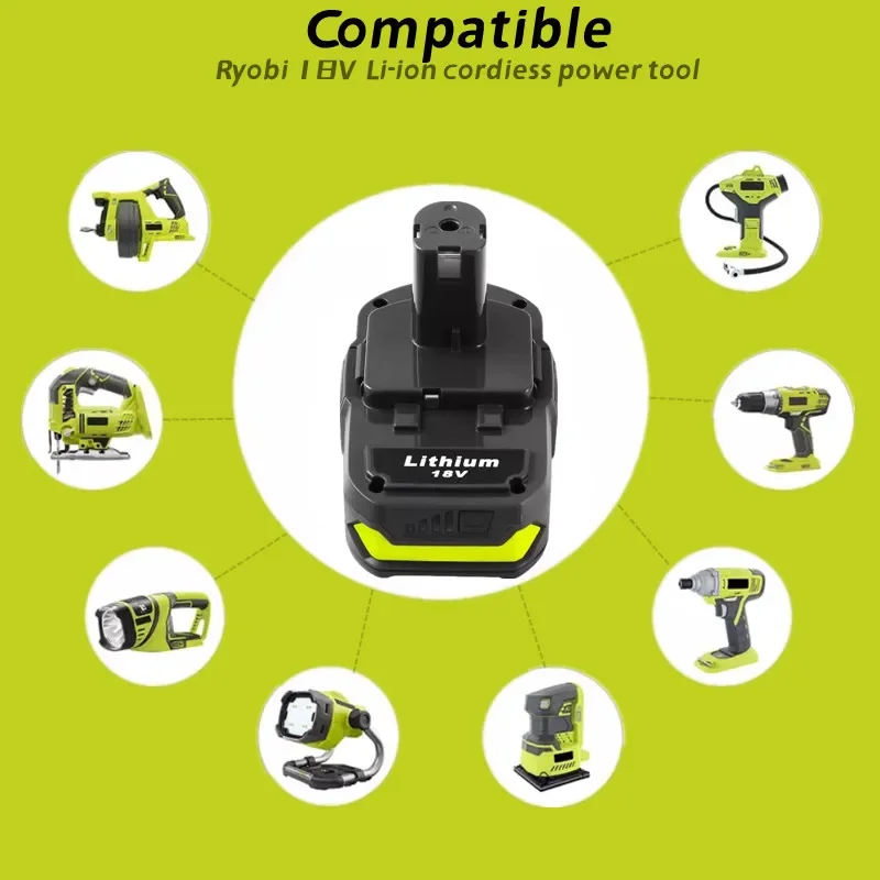 Сменный литиевый аккумулятор Ryobi улучшенный 4 8 Ач 18 в совместим с ONE + Plus P107 P108 P102 P103