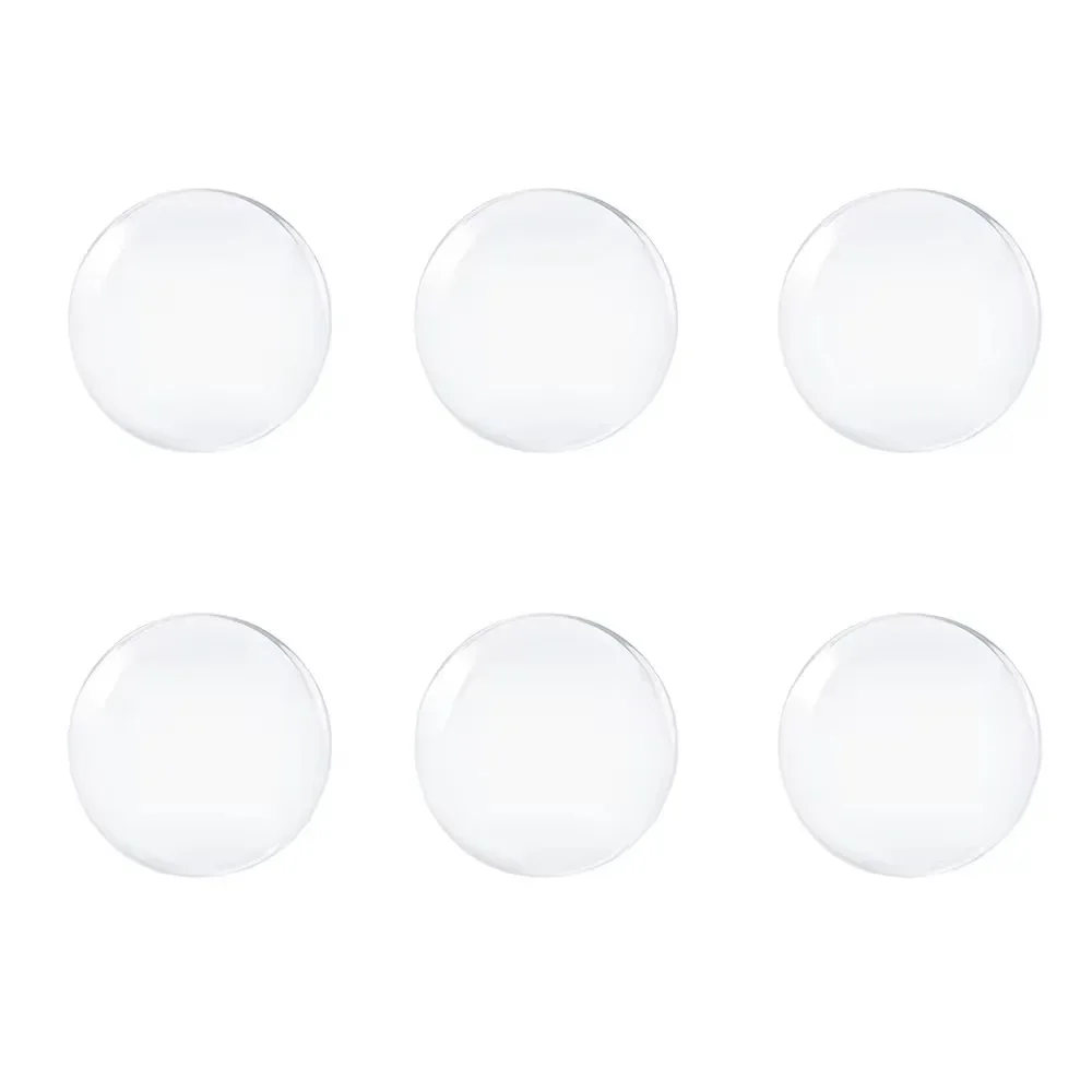 

6 Шт., Самоклеящийся Прозрачный Силиконовый Дверной Стопор, Бампер, Защита От Выступа Круглой Двери, Настенный, Моющийся