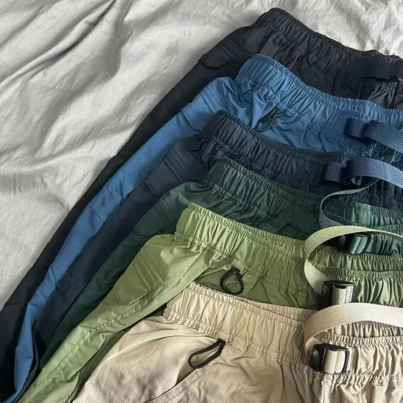 Фото Брюки Yamatomichi 2026: функциональные, с 5 карманами, повседневные, тонкие, унисекс, высококачественные, быстросохнущие, для альпинизма, свободного кроя №4