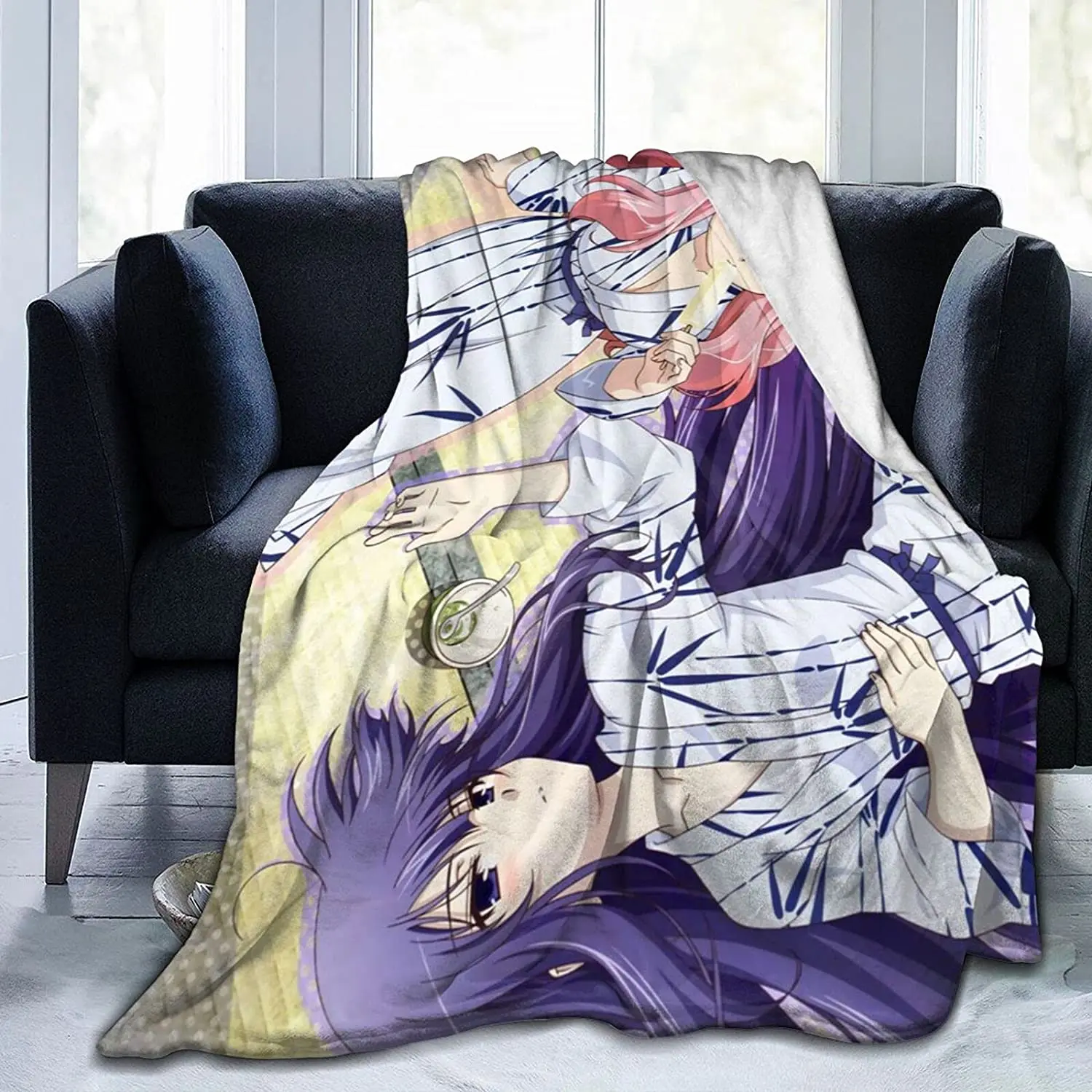 

Shouko Kirishima Fluffy Soft and Comfortable Blanket, Anime Warm Embrace of Sympathy