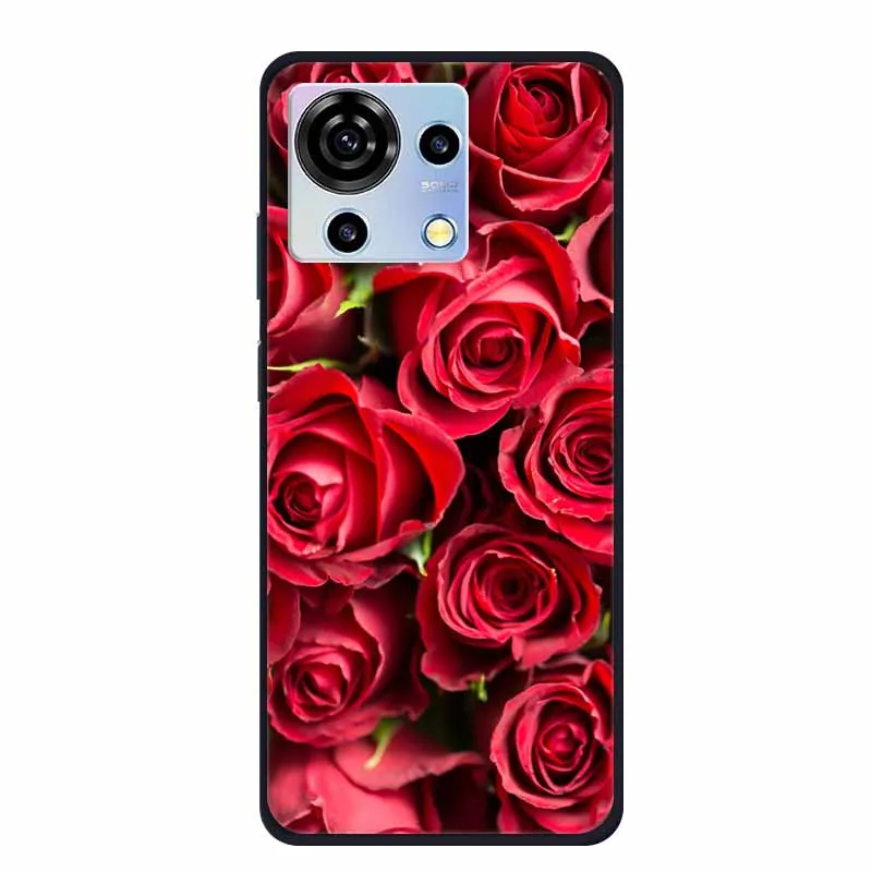 Крутой силиконовый чехол для ZTE Blade V50 Vita модная мягкая задняя крышка с принтом