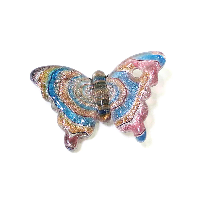 

Murano Glass Butterfly Charm Pendant European Style Cute Fashion DIY Women Jewelry Gift for Necklace Bracelet Making Accessories