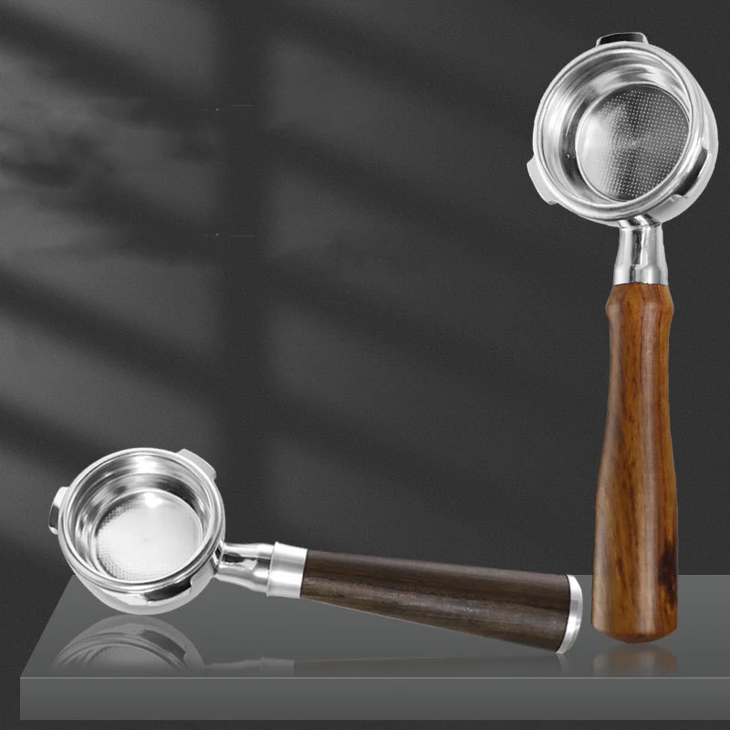 Фильтр для кофемашины 58 мм с деревянной ручкой