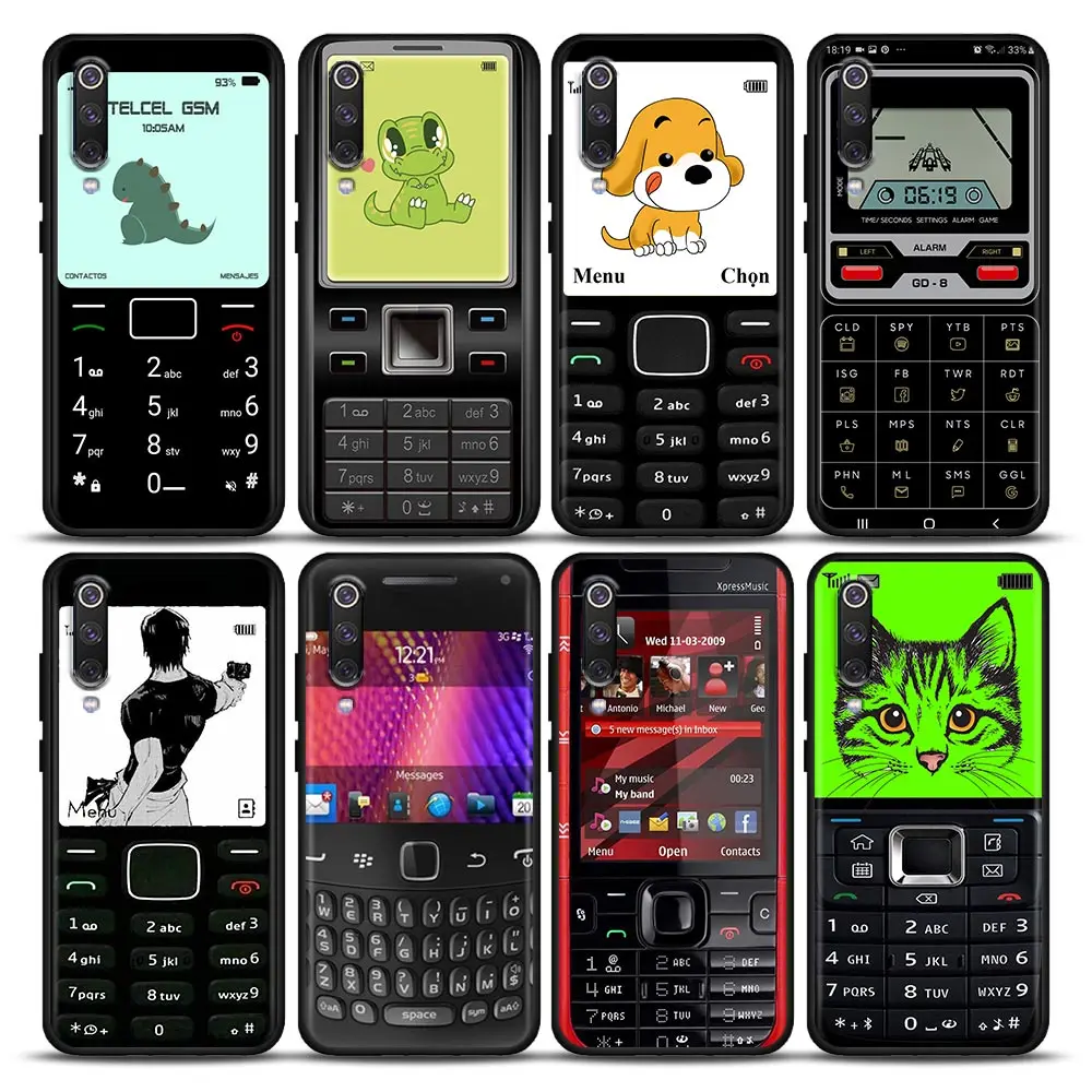 

Nostalgic The Old Phone Fundas Coques Phone Case for Xiaomi A2 8 9 SE 9T 10 10T 10S CC9 CC9E Note 10 Lite Pro 5G Case Capa Para