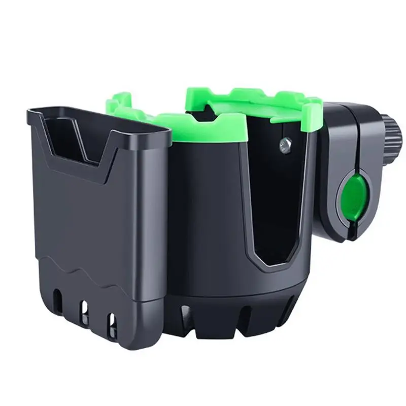Wheelchair Cup Holder Stroller Bottle And Phone Holder Multi Function Bicycle Handlebar Cup Holder For Drinks Rotatable Water