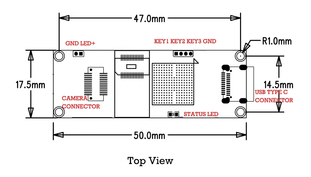0 65x0 65 мм OV6948 40 кпикселей сенсор медицинский эндоскопический модуль камеры без