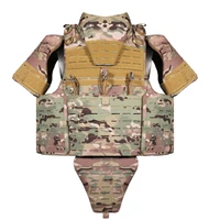 yakeda latest fashion full protection military tactical vest molle chaleco tactico laser cut plate carrier bullet proof vest