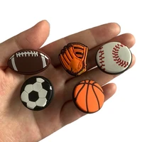 new shoes charms pvc basketball croc accessories cartoon buckle for kids
