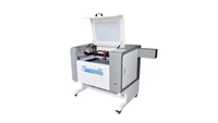 k40 60w 80w ruida square guide rail mini laser engraving machine