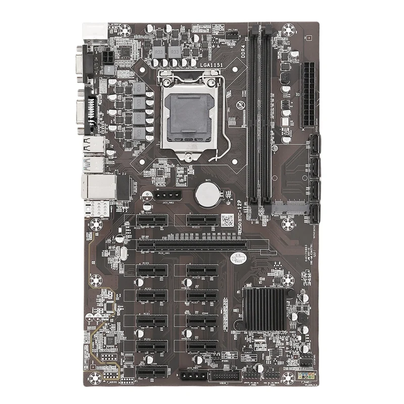 

Материнская плата B250B ETH для майнинга LGA1151 DDR4 12x, слот для графической карты MSATA SATA3.0 USB3.0 для майнинга BTC