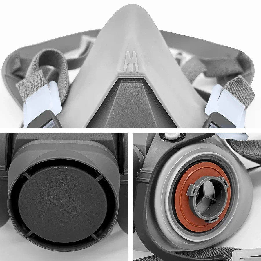 Химическая респираторная маска 6200 с набором фильтров PPE для покраски распылением