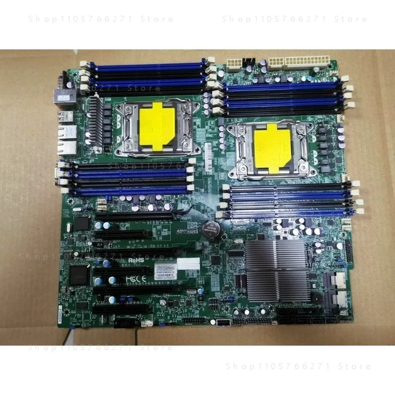 Фото Серверная плата X9DR3-F Dual X79 2011 C606 для использования памяти E5 V2 REG DDR3 №1