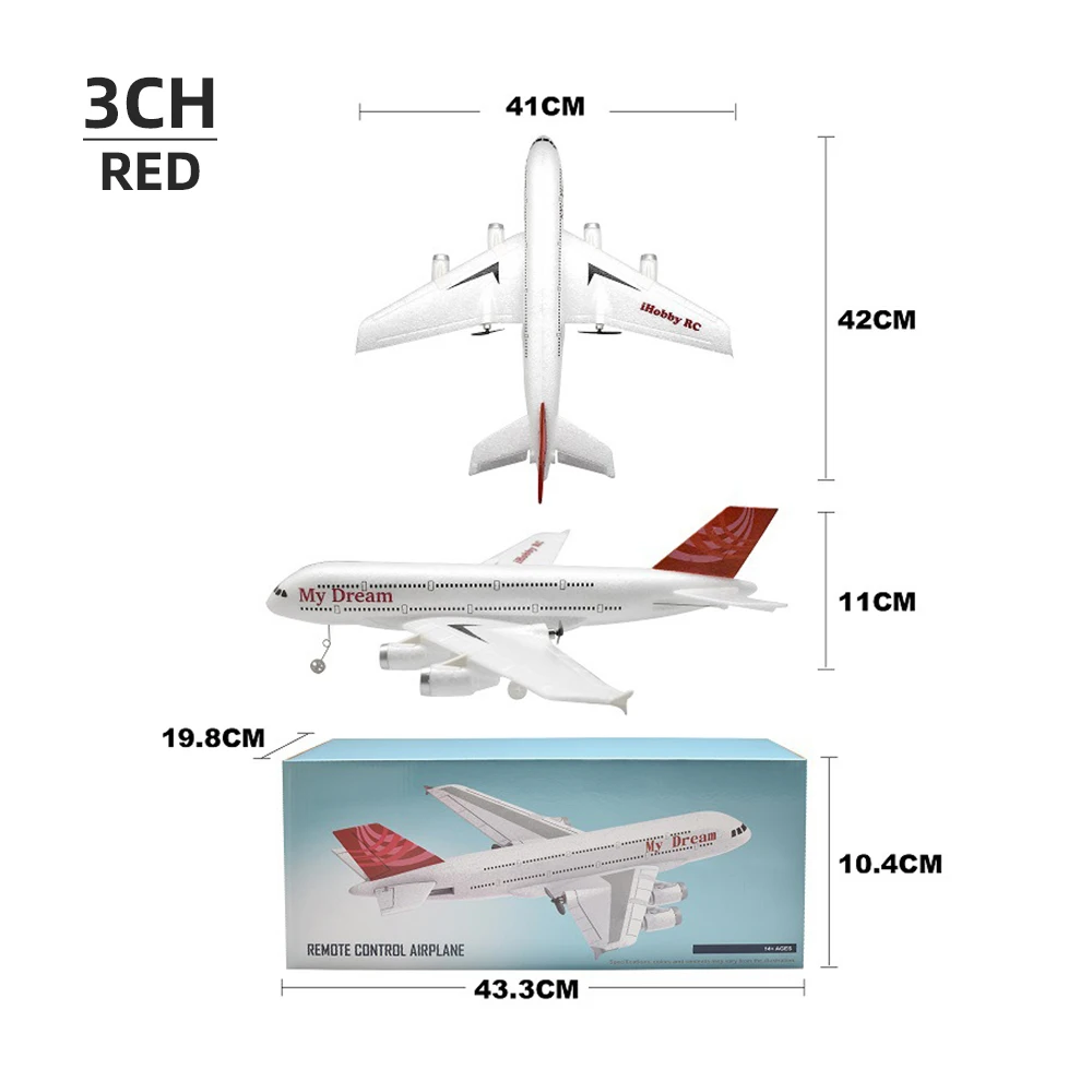 A380 Радиоуправляемый самолет Планер Самолеты Пенопластовый с неподвижным крылом