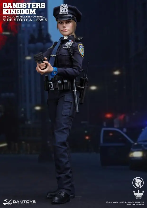 

damtoys DAM Toys GKS003 Gangsters Kingdom Side Story Officer 1/6 Collectible Action Figure Toy Doll Body for Fans Gift