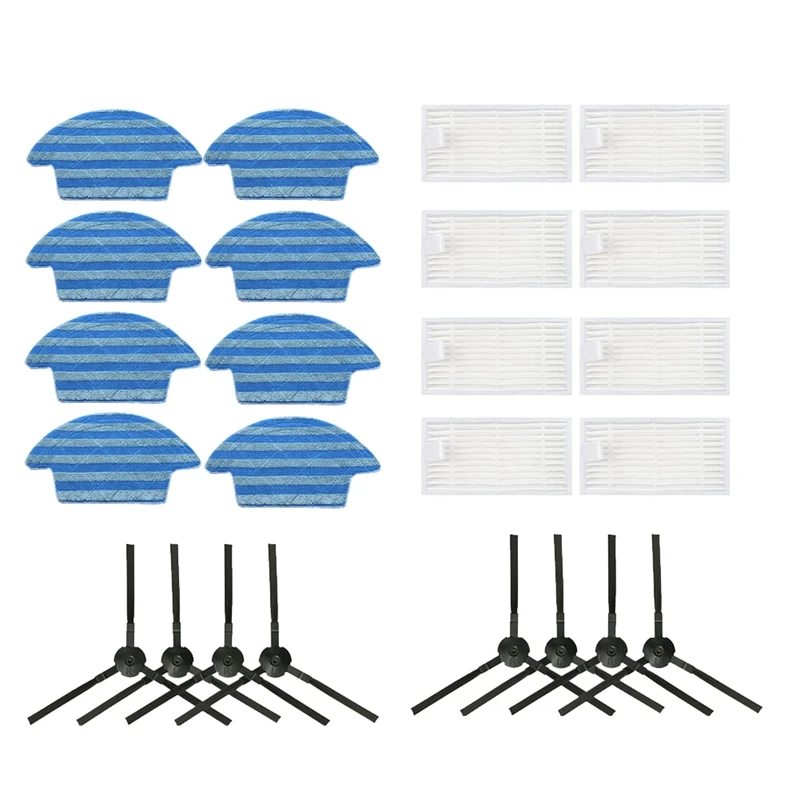 

Robot Vacuum Cleaner Parts Vacuum Cleaner Accessories Side Brush HEPA Filter Mop Cloth For Chuwi For ILIFE V55 Pro Spin