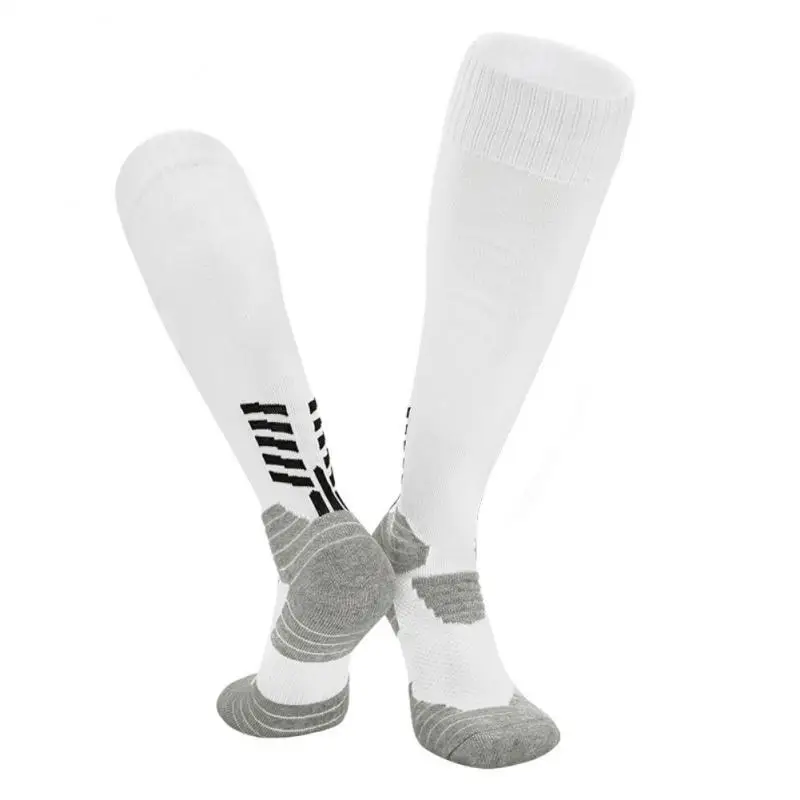 

Kids Men Women Football Soccer Socks Thickening Towel Bottom Sports Rugby Stockings Knee-High Volleyball Long Socks Cycling