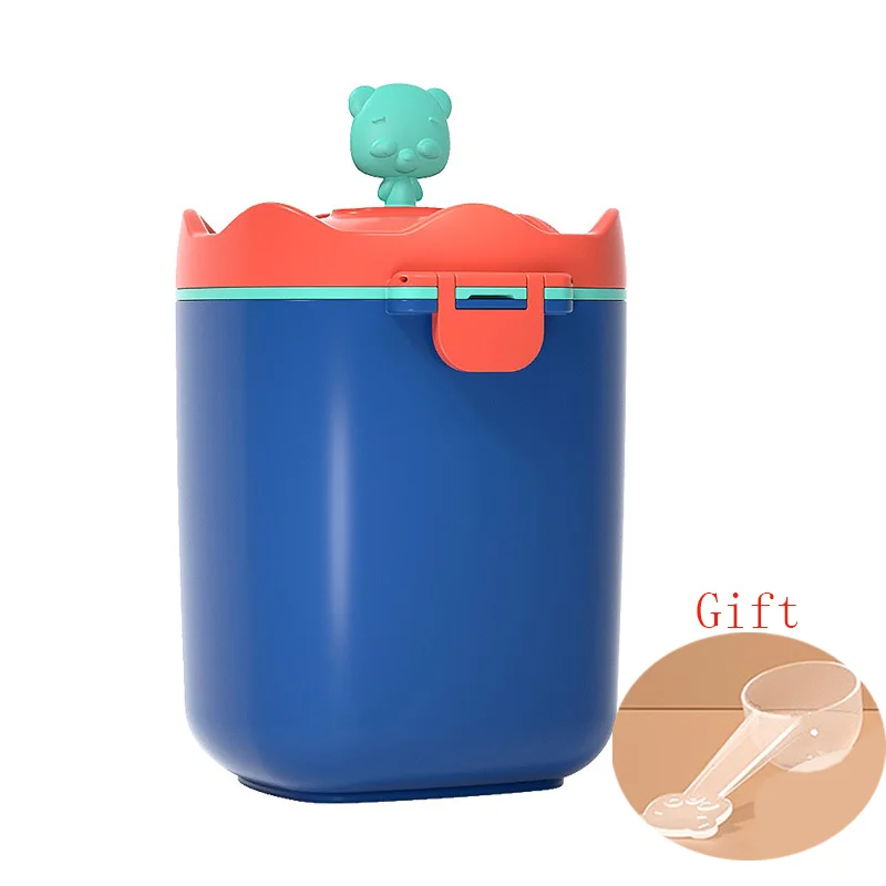 

Baby Milk Powder Storage Box Container Food Storage Simple Portable Cute Newborn Cereal Cartoon Kids Outdoor Feeding Lunch Box