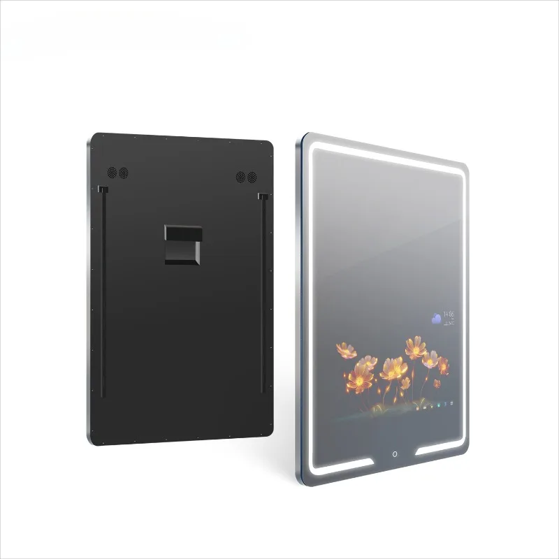 2024 Top Vercon интерактивное умное светодиодное зеркало для ванной комнаты с питанием