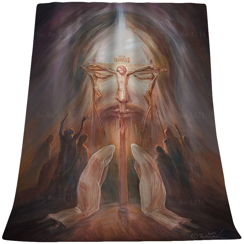 Фланелевое Одеяло с изображением Иисуса Христа греческих иконок возвышения