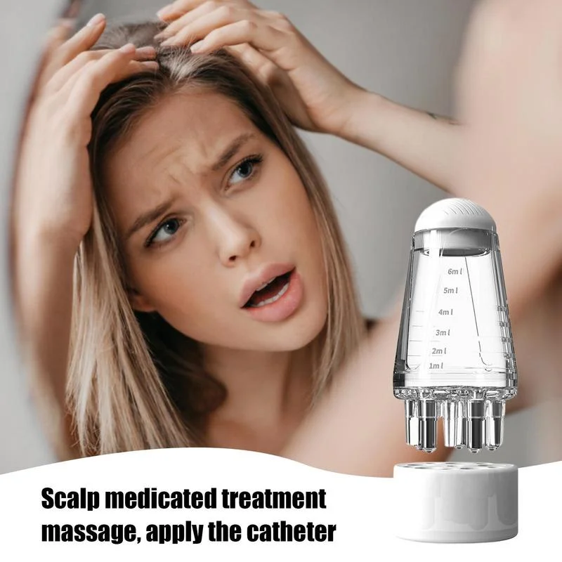 Аппликатор для кожи головы жидкая расческа портативная мини-массажная жидкий