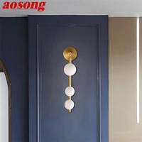 aosong nordic wall lamps contemporary simple indoor led decorative bedside lighting fixtures