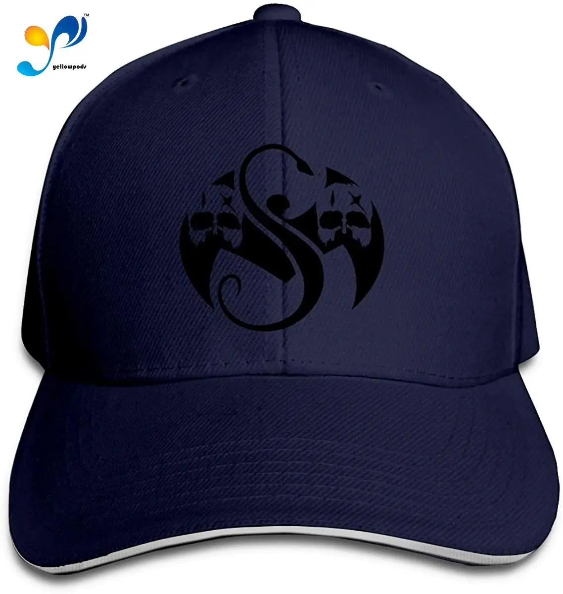 

Tech N9ne Face Hip Hop Baseball Cap Golf Trucker Baseball Cap Adjustable Peaked Sandwich Hat Black Unisex Casquette Natural