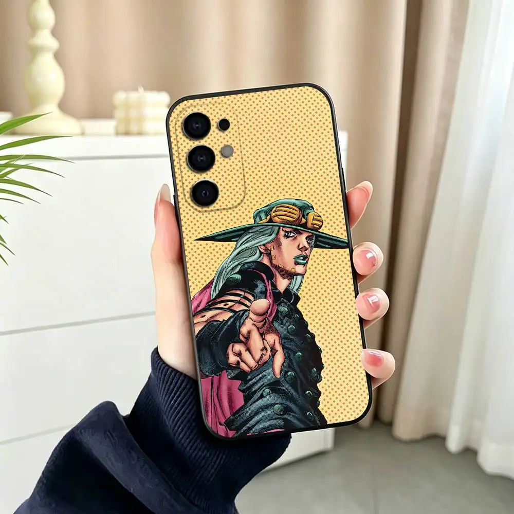 Фото Чехол для телефона G-Gyro Zeppeli J-Jojo Anime для Samsung S25, S24, S21, S22, S23, S30, Ultra, S20, Plus, Fe, Lite, Note, 10, черный №3