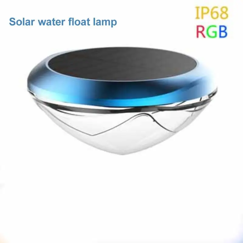 

RGB светодиодный плавающий светильник на солнечной батарее для бассейна, цветная подводная лампа для плавания, IPX6 для двора, пруда, сада, басс...