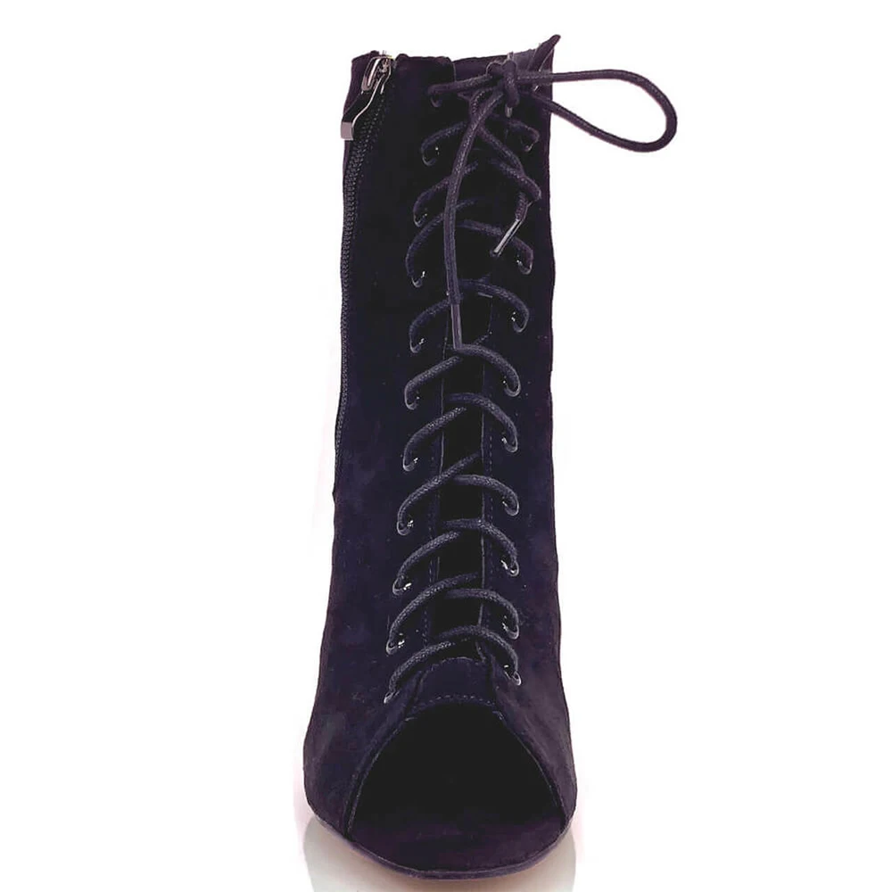 Outdoor Dance shoes Dance Party Stiletto Women's High Heels Women Shoes Stripper Peep Toe For Women Dancing Jazz Ballroom Boots